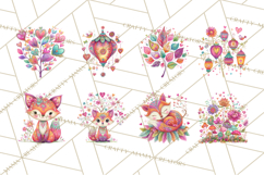 Whimsical Forest Doodle Trees And Animals PNG Clipart Product Image 7