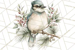 Watercolor Christmas Clipart PNG, Holiday Graphics PNG Product Image 3