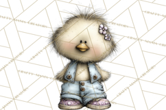 Pastel Easter Animals Watercolor Clipart, Easter PNG Product Image 3