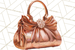 Glam Luxury Handbag PNG Clipart Elegant Designer Bags Product Image 4
