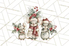 Watercolor Christmas Clipart PNG, Holiday Graphics PNG Product Image 3
