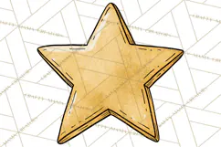 Vintage Christmas Clipart Accessories, Holiday Doodle PNG Product Image 4