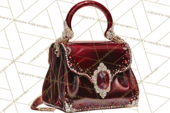 Glam Luxury Handbag PNG Clipart Elegant Designer Bags Product Image 3