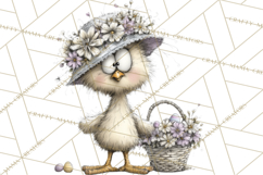 Pastel Easter Animals Watercolor Clipart, Easter PNG Product Image 4