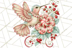 Whimsical Peppermint Garden PNG Christmas Clipart Product Image 5