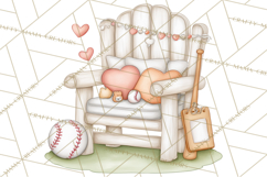 Baseball Mom Clipart PNG, Whimsical Graphics for Sports Moms Product Image 4