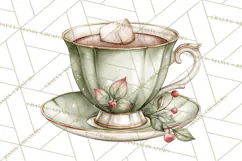 Watercolor Christmas Clipart PNG, Holiday Graphics PNG Product Image 3