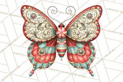 Whimsical Peppermint Garden PNG Christmas Clipart Product Image 3