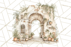 Old Rome Clipart Classical Italian Illustrations Product Image 2