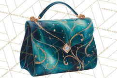 Glam Luxury Handbag PNG Clipart Elegant Designer Bags Product Image 2