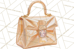 Glam Luxury Handbag PNG Clipart Elegant Designer Bags Product Image 2