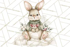 Watercolor Christmas Clipart PNG, Holiday Graphics PNG Product Image 3