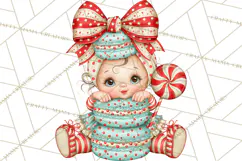 Whimsical Peppermint Bakery PNG Christmas Clipart Product Image 4