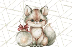 Watercolor Christmas Clipart PNG, Holiday Graphics PNG Product Image 5
