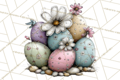 Pastel Easter Animals Watercolor Clipart, Easter PNG Product Image 5