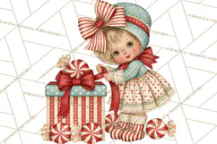 Whimsical Peppermint Bakery PNG Christmas Clipart Product Image 2