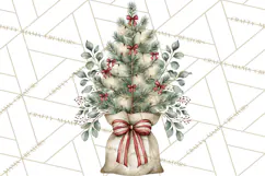 Watercolor Christmas Clipart PNG, Holiday Graphics PNG Product Image 2