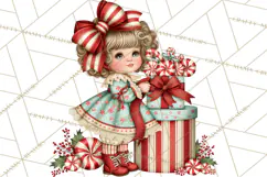 Whimsical Peppermint Bakery PNG Christmas Clipart Product Image 3