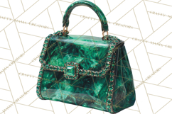 Glam Luxury Handbag PNG Clipart Elegant Designer Bags Product Image 2