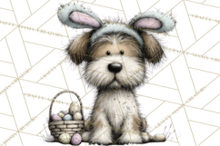 Pastel Easter Animals Watercolor Clipart, Easter PNG Product Image 3