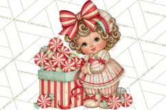 Whimsical Peppermint Bakery PNG Christmas Clipart Product Image 4