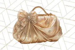 Glam Luxury Handbag PNG Clipart Elegant Designer Bags Product Image 4