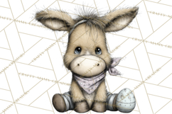 Pastel Easter Animals Watercolor Clipart, Easter PNG Product Image 4