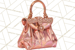 Glam Luxury Handbag PNG Clipart Elegant Designer Bags Product Image 2