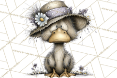 Pastel Easter Animals Watercolor Clipart, Easter PNG Product Image 4