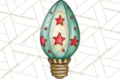 Vintage Christmas Clipart Accessories, Holiday Doodle PNG Product Image 5