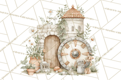 Old Rome Clipart Classical Italian Illustrations Product Image 4
