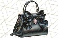 Glam Luxury Handbag PNG Clipart Elegant Designer Bags Product Image 5