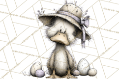 Pastel Easter Animals Watercolor Clipart, Easter PNG Product Image 2