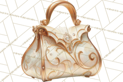 Glam Luxury Handbag PNG Clipart Elegant Designer Bags Product Image 3
