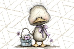 Pastel Easter Animals Watercolor Clipart, Easter PNG Product Image 4