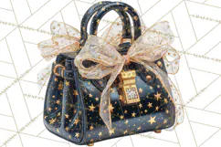 Glam Luxury Handbag PNG Clipart Elegant Designer Bags Product Image 4