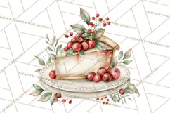 Watercolor Christmas Clipart PNG, Holiday Graphics PNG Product Image 2