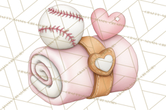 Baseball Mom Clipart PNG, Whimsical Graphics for Sports Moms Product Image 3