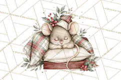 Watercolor Christmas Clipart PNG, Holiday Graphics PNG Product Image 4