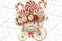 Whimsical Peppermint Bakery PNG Christmas Clipart Product Image 4