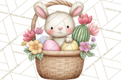 Easter Cactus Clipart, Easter Bunny, Faith, Easter PNG Product Image 4