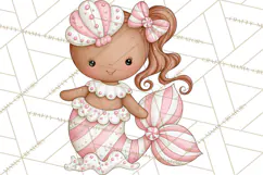 Pink Gingerbread Clipart PNG, Cute Christmas Gingerbread Product Image 5