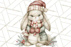 Watercolor Christmas Clipart PNG, Holiday Graphics PNG Product Image 5