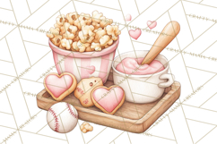 Baseball Mom Clipart PNG, Whimsical Graphics for Sports Moms Product Image 4