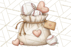Baseball Mom Clipart PNG, Whimsical Graphics for Sports Moms Product Image 5