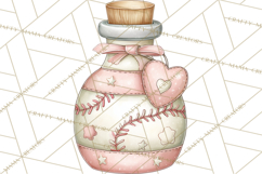 Baseball Mom Clipart PNG, Whimsical Graphics for Sports Moms Product Image 2