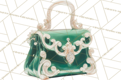 Glam Luxury Handbag PNG Clipart Elegant Designer Bags Product Image 3