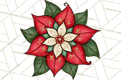 Vintage Christmas Clipart Accessories, Holiday Doodle PNG Product Image 4