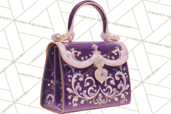 Glam Luxury Handbag PNG Clipart Elegant Designer Bags Product Image 4