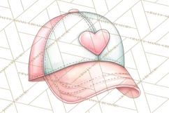 Baseball Mom Clipart PNG, Whimsical Graphics for Sports Moms Product Image 5